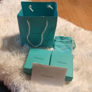 Tiffany & Co. empty box and bags